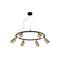 Светильник подвесной Crystal Lux CLT 015C6 D600 BL-GO, фото 